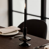Ellenland Black Small Candle Holder