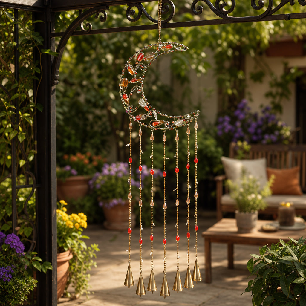 Mercergate Orange/Red/Gold Wind Chime