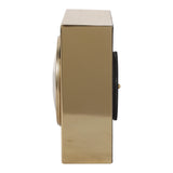 Pitco Black/Silver/Gold Metal Table Clock