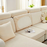 Chenille Cushion Covers for 1/2/3/4 Seater Sofas and L-shaped Couches, Furniture Covers for Pets