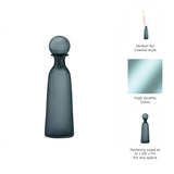 Elsa Blue/Gray Glass Vase