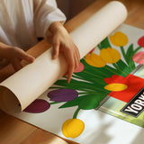 Tulips in a Yorkshire Tea Tin