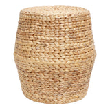 Glencoe Natural Braided Woven Stool