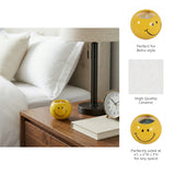 Dixonstone Yellow Coconut Goji Smiley Face Candle