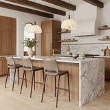 Ace Brown & Walnut Counter Stool (Set of 2)