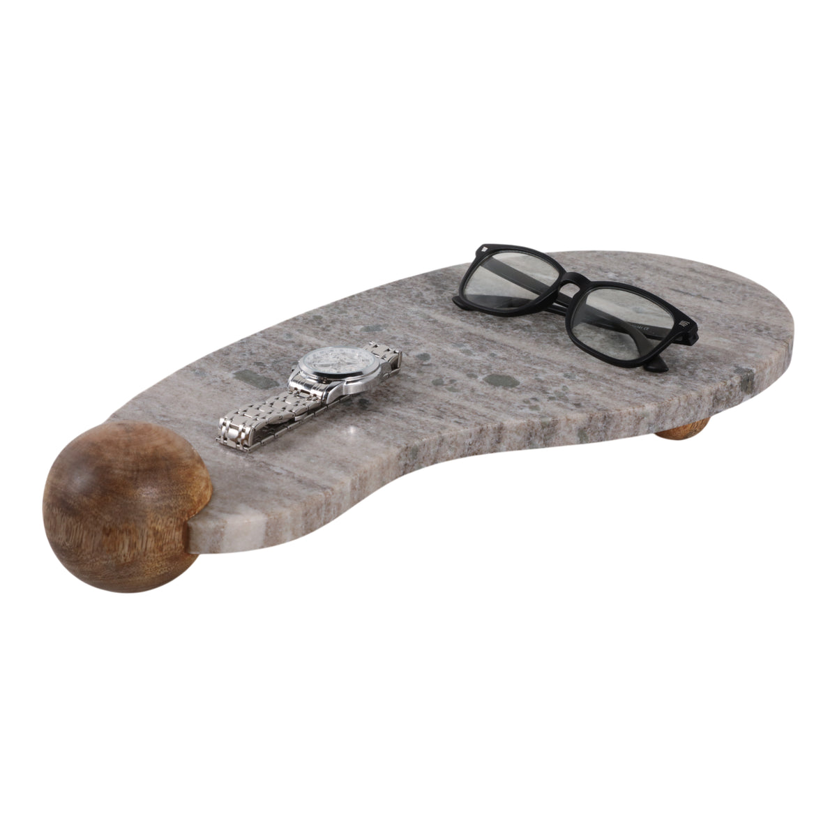 Greysonwood Tan/Brown/Ivory Tray