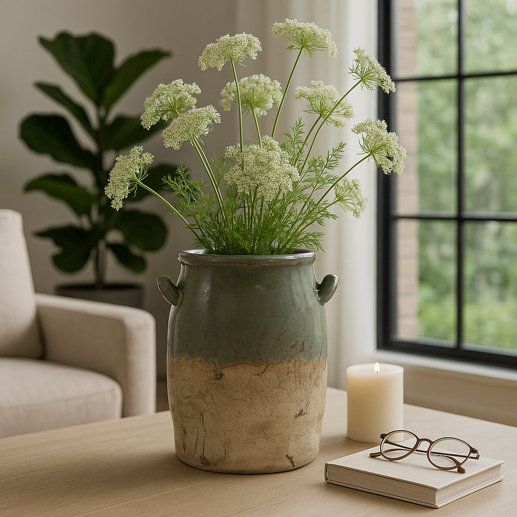 Frazercross Green/Brown Traditional Vase