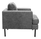 Decade Vintage Gray Armchair