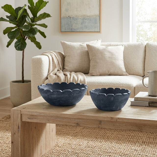 Bakermore Blue Bowls (Set of 2)