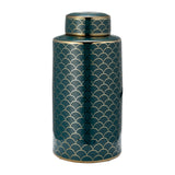 Kiesel Gold Ceramic Crackle Jar