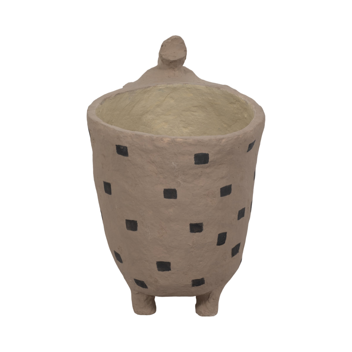 Cordelia Ivory Paper Mache Elephant Planter