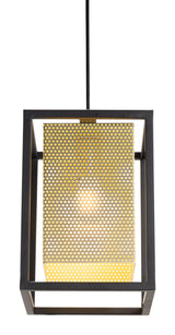 Yves Gold & Black Ceiling Lamp