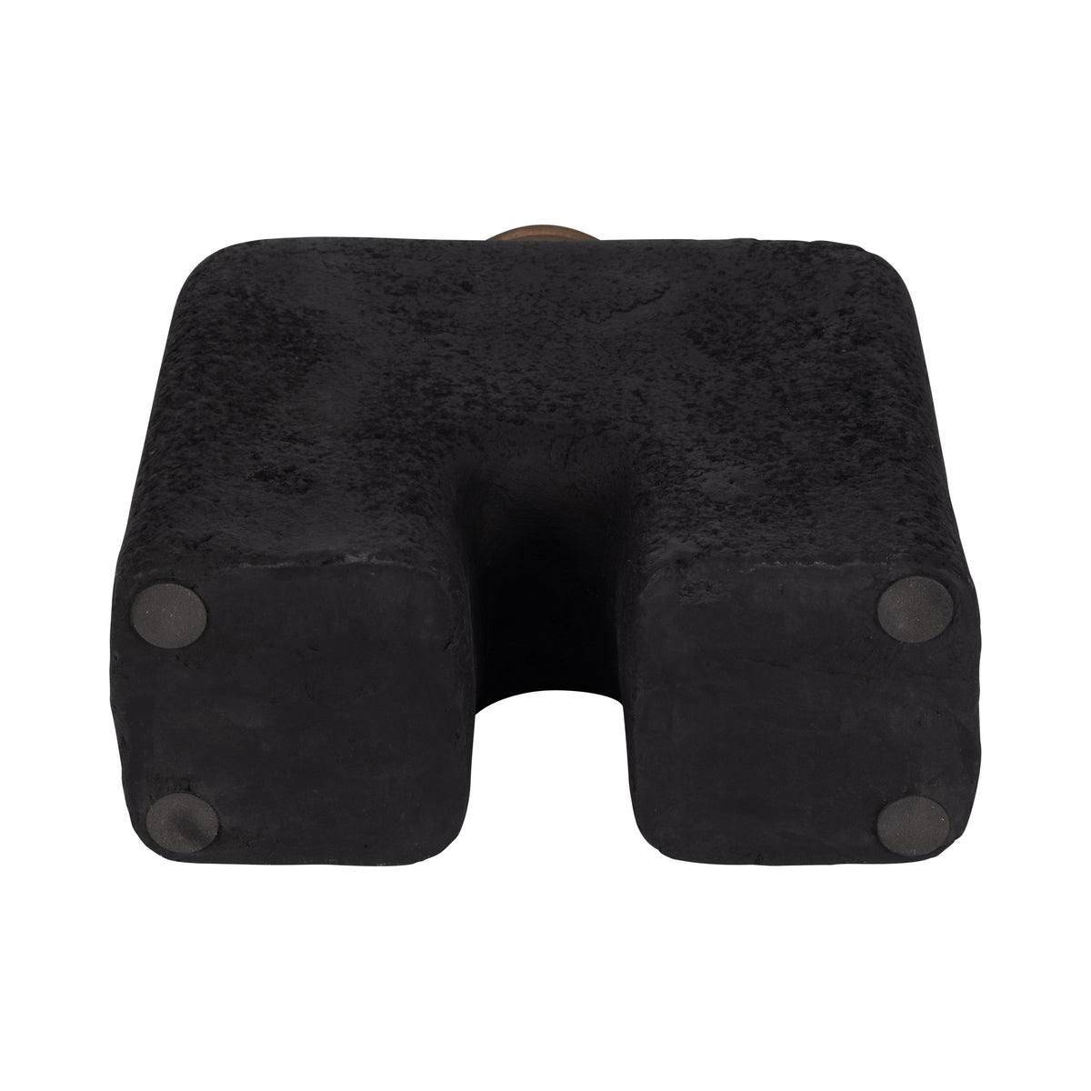 Emmaton Black Large Ecomix Abstract Vase