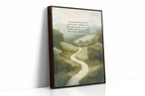 Guided Morning Path Psalm 143:8 Art Print