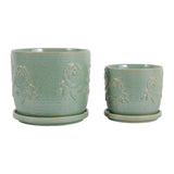 Hobartgate Green Planters (Set of 2)