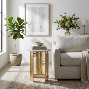 Stantonmoor Gray/Gold Table