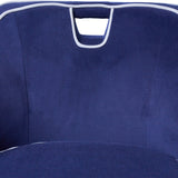 Bay Park Dark Blue/White Two-Toned Accent Chair