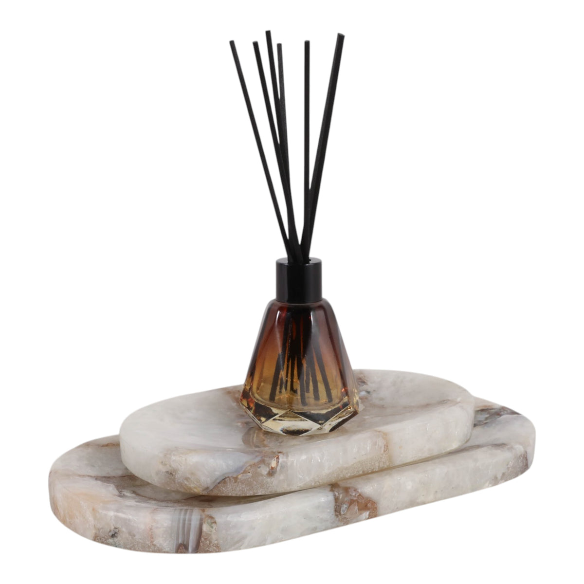 Nadeau Multicolor Agate Trays (Set of 2)