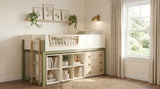 Evren Off White / Natural / Olive Twin Strg Loft