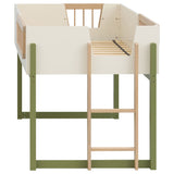 Evren Off White / Natural / Olive Twin Strg Loft