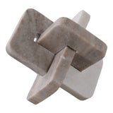 Thornton White/Beige Marble Knot