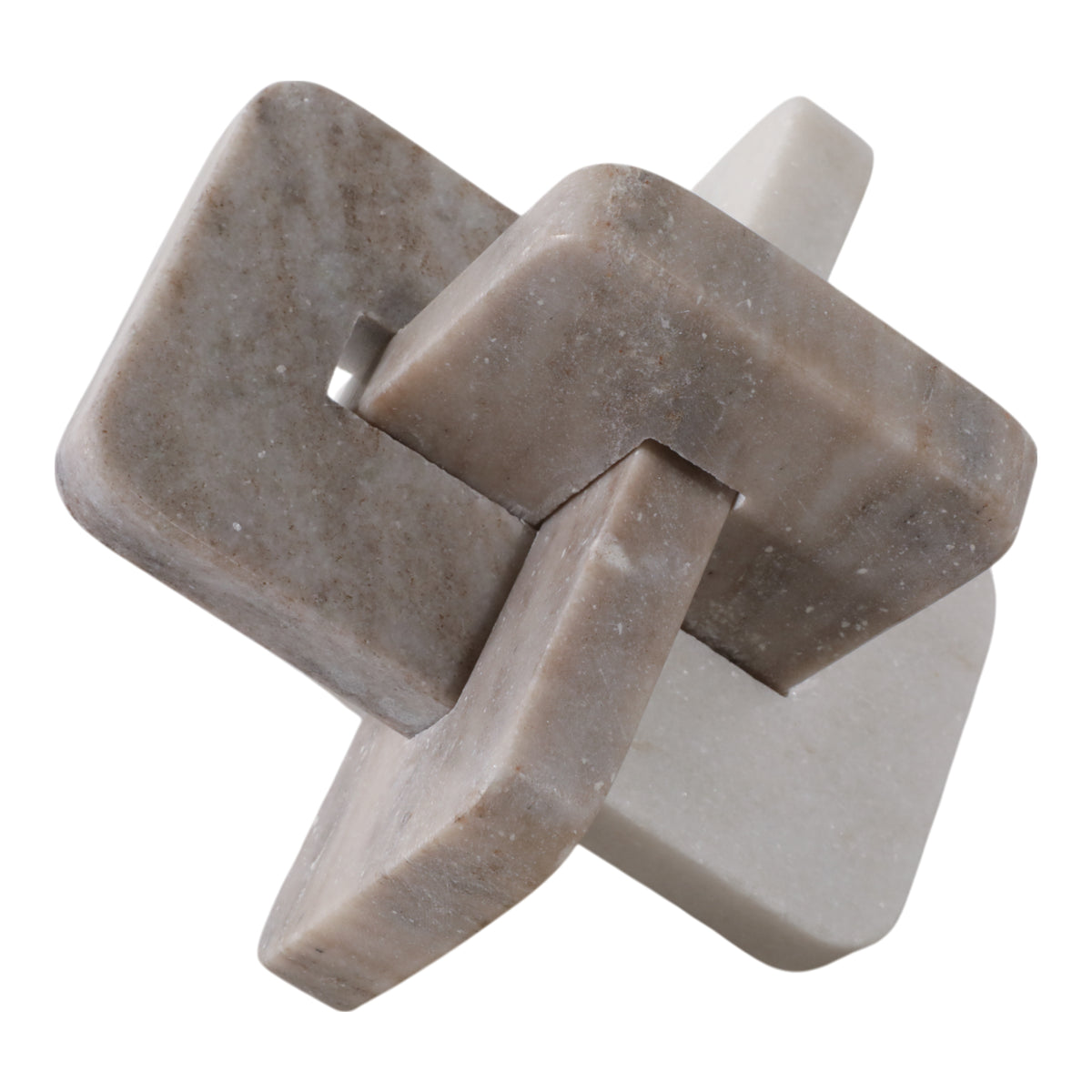 Thornton White/Beige Marble Knot