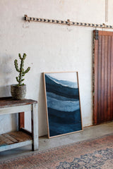 Serene Ocean Waves Abstract Painting