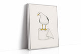 Seagull on a Toilet Roll