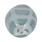 Pearlcrest Blue/White Glass Vase