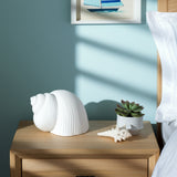 Cleoside White Bonnet Seashell Decor