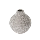 Sargent Silver Spiked Ceramic Vase