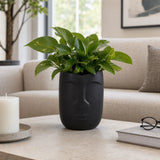 Lokoya Black Face Vase