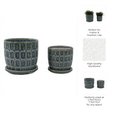 Leonaham Blue Planters (Set of 2)