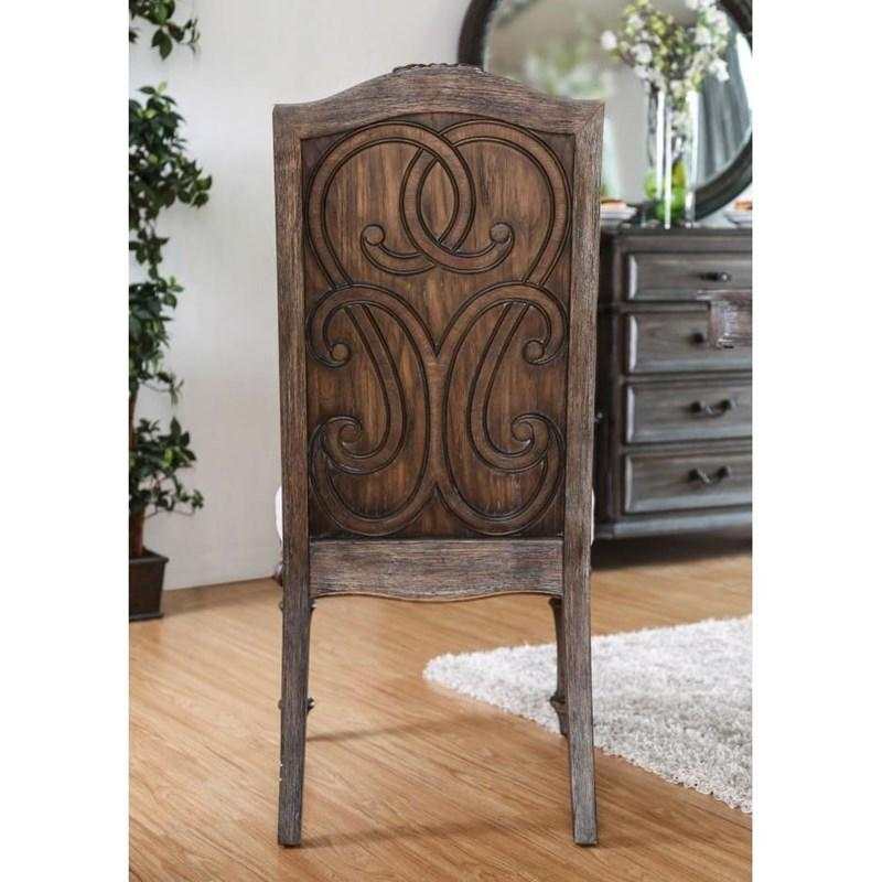 Arcadia Rustic Brown Dining Room Set / 9pc - Ornate Home