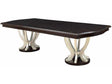 Ornette Espresso & Champagne Expandable Dining Table - Ornate Home