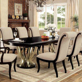 Ornette Espresso & Champagne Expandable Dining Table - Ornate Home