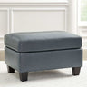 Genoa Leather Accent Ottoman - Ornate Home