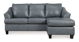 Genoa Leather L Shape RAF Chaise Sofa - Ornate Home