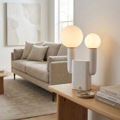 Hobartview White Lamp