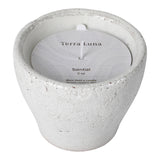 Agra White Crackle Santal Candle