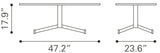 Mazzy Brown Coffee Table