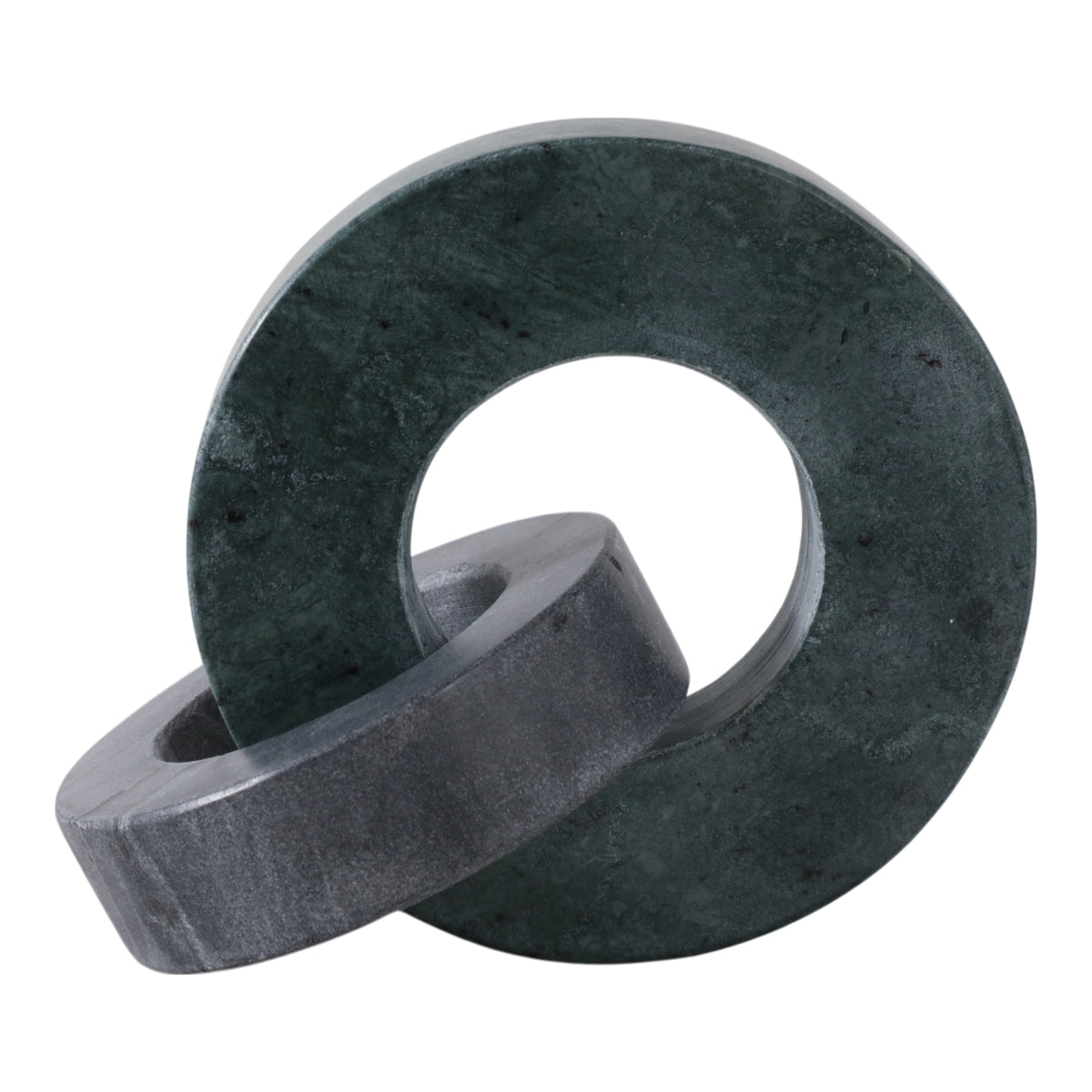 Elgin Green/Black Marble Double Ring