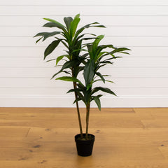 48" Dracaena Silk Plant (Real Touch) - Ornate Home