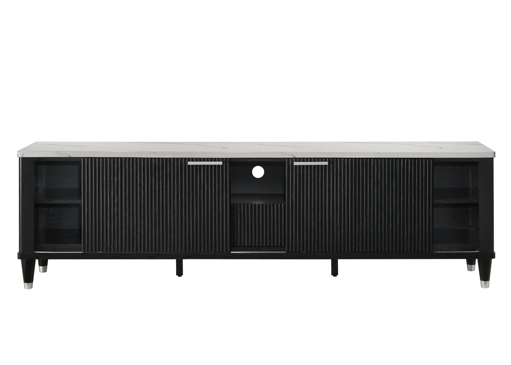Britany Black TV Stand