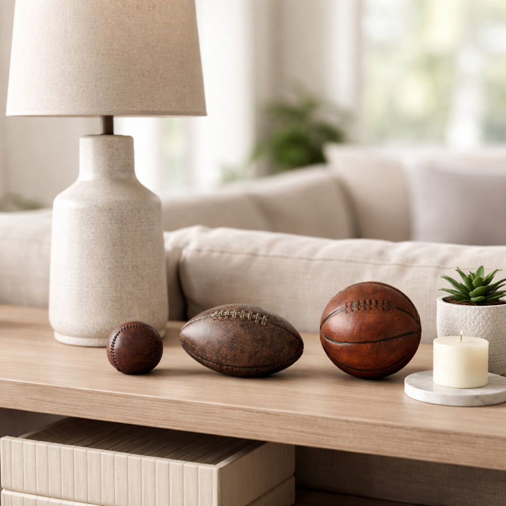 Coso Multicolor Sports Ball Objects (Set of 3)