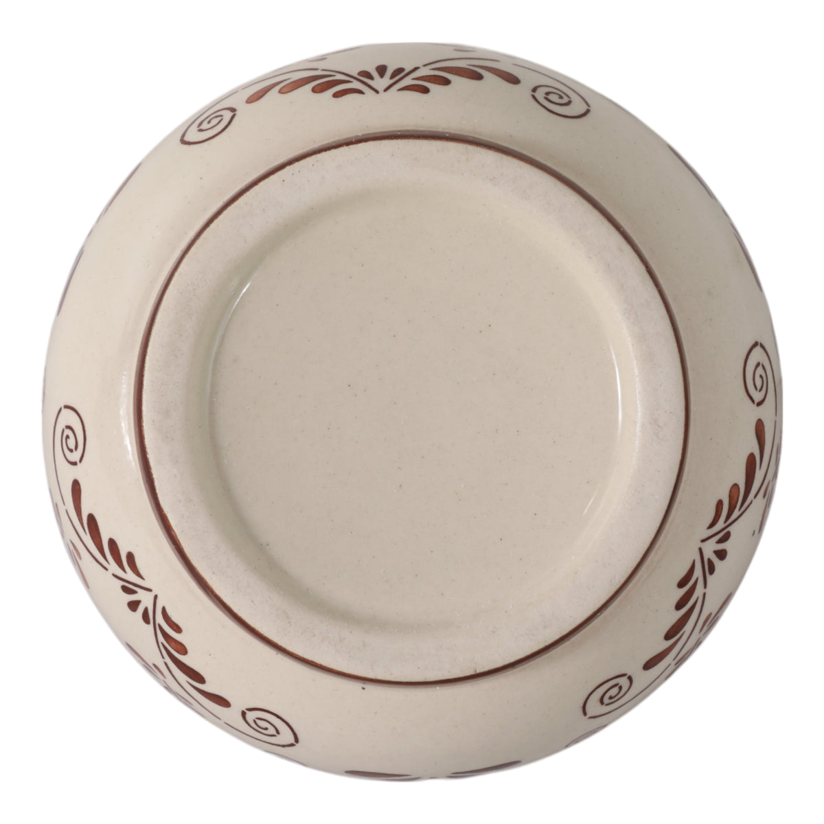 Trona Brown/White Coffee Hand Painted Candle