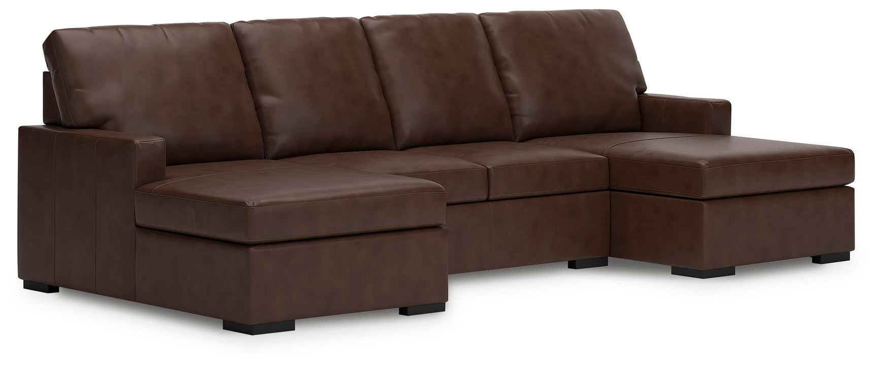Modern Day Coffee 3-Piece Sectional with Double Chaise (Online Special Price)