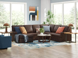 Modern Day Coffee 3-Piece Sectional with Chaise