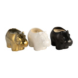 Gomez Multicolor Orange Goji Berry Hippo Candles (Set of 3)