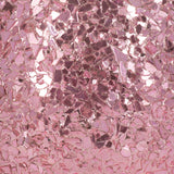 Bodfish Pink Glass Crackled Scented Candle